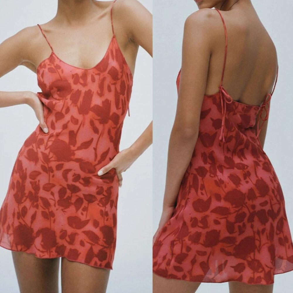 Red Flower Dress